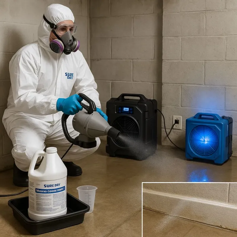 Sanitization and Odor Removal process in West Springfield, MA