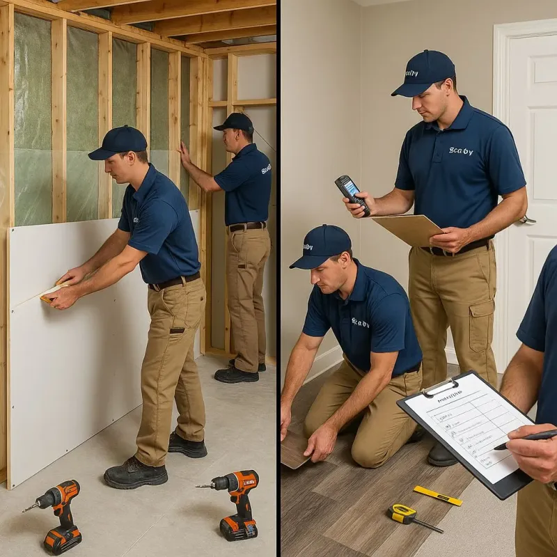 Repairs and Reconstruction process in West Springfield, MA