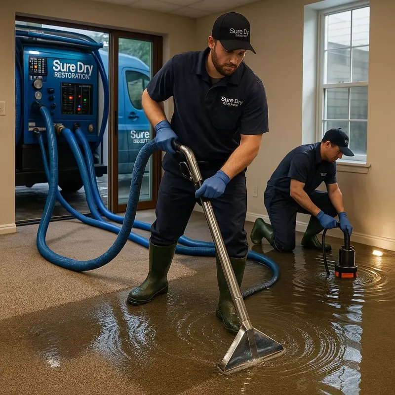 Water Extraction and Removal process in West Springfield, MA